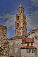 Fototapeta premium Streets of Split city. Croatia