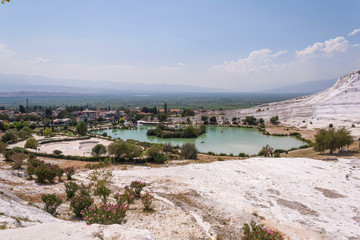 Obraz premium Pamukkale, a natural site in Denizli in southwest Turkey