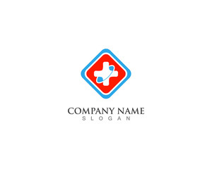 Hospital logo and symbols template icons vector health Arrow Business Industries