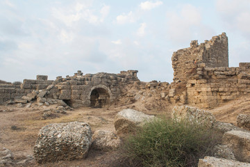 ancient ruins in the Side of Turkey © zaoark