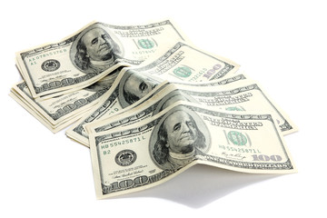 Stack of $100 bills