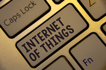 Handwriting text writing Internet Of Things. Concept meaning Innovation Globalization Digital...