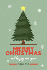  Christmas winter landscape background. Abstract Vector 