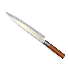 Slicer knife on white background. Vector
