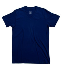 Dark blue tshirt template