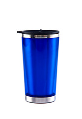 Thermos isolated on white background