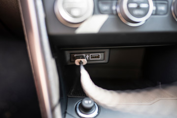 Car usb input