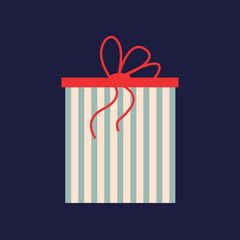 Vector set of gift boxes.