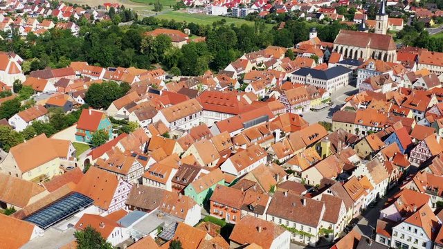 Luftbild von Iphofen   
