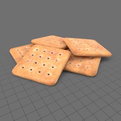 Square cookies