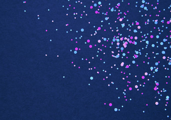 Festive background. Colorful glitter circles on background.