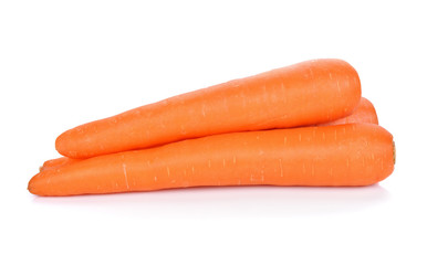 carrots isolated on white background