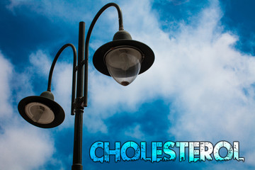 Word writing text Cholesterol. Business concept for Low Density Lipoprotein High Density...