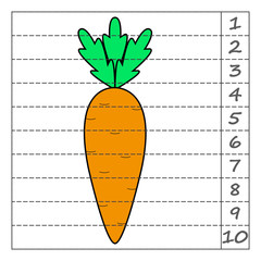 Worksheet. Game for kids, children. Math Puzzles. Cut and complete. Learning mathematics. 