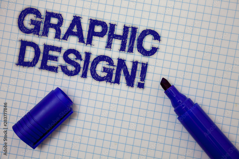 Fototapete handwriting text graphic design motivational call. concept meaning art of combining text images in a