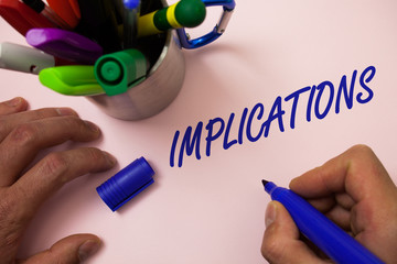 Handwriting text writing Implications. Concept meaning Conclusion State of being involved...