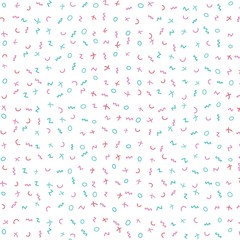 Trendy color abstract pattern with white background. Abstract pattern for printed products.