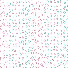 Trendy color abstract pattern with white background. Abstract pattern for printed products.