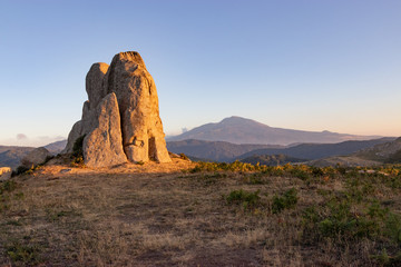 Fototapeta na wymiar I megaliti dell'Argimusco in Sicilia