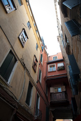 Fototapeta na wymiar Venice looking up