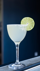 Cocktail with lime