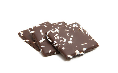 cookies with chocolate isolated
