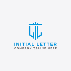 Inspiring company logo design from the initial letters logo icon LL. -Vectors