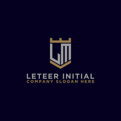 Inspiring company logo designs from the initial letters LM logo icon. -Vectors
