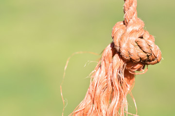 corde nylon plastique solide ficelle noeud