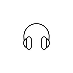 headphone music earphone icon vector illustration