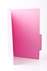 Pink folder