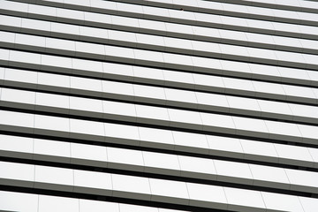 Facade of a modern apartment building