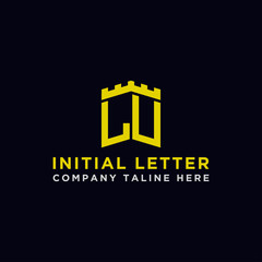 Inspiring logo designs for companies from the initial letters logo icon LU. -Vectors