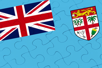 Fiji flag jigsaw puzzle