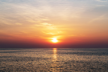 Kota Kinabalu sunset background, Sabah Borneo Malaysia
