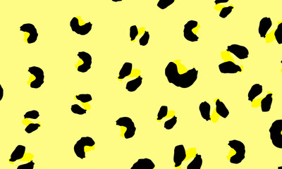 Leopard print design. Animal skin pattern.