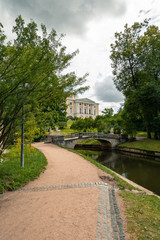 Fototapeta premium The Pavlovsk Park near St Petersburg, Russia