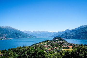 Fototapeta na wymiar View of Lake Como, Italy