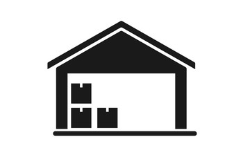 E commerce or online store product or warehouse icon vector 