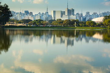 Parque Ibirapuera em S&atilde;o Paulo, Brasil