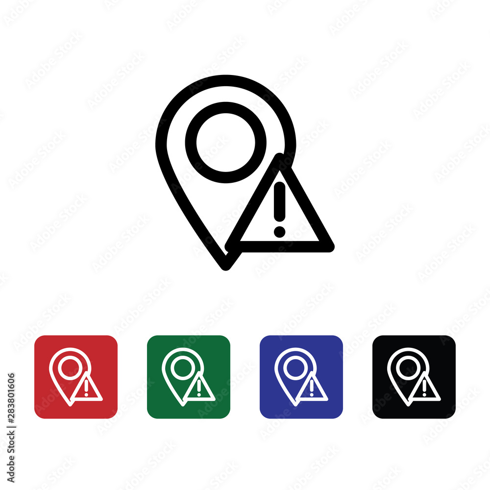 Poster location, placeholder, vector icon. can be used for web and mobile. navigation and map vector icon