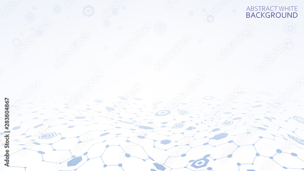 Aufkleber abstract light technology background. wave effect. gray and white geometric texture of rhombuses and