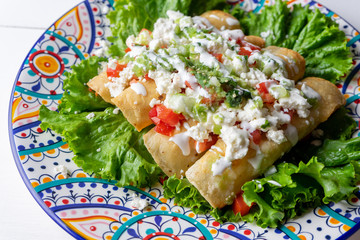 Mexican fried tacos also called 