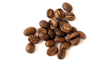 coffee beans isolated