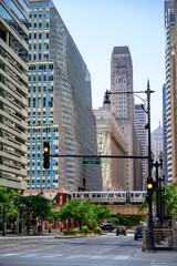 Obraz na płótnie Canvas modern office buildings in new york city