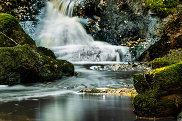 waterfall in forest