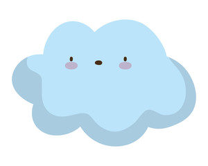 Isolated cloud cartoon vector design