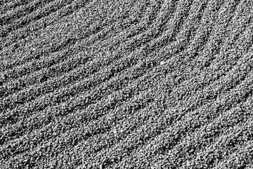 Grey gravel grooves
