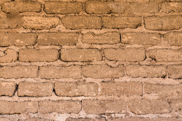 Adobe wall close up