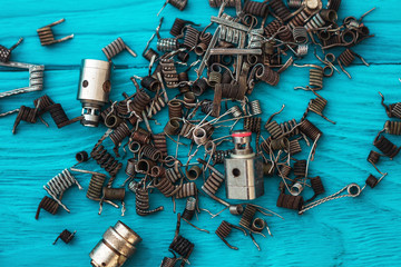 Coils for vape or e-cig dripping atomizers or RDA, accessories for vaping